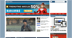 Desktop Screenshot of karlovac.com.hr